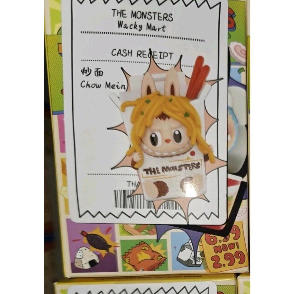 Labubu THE MONSTERS Wacky Mart Series - SEALED - Chow Mein! US SELLER SHIPS ASAP